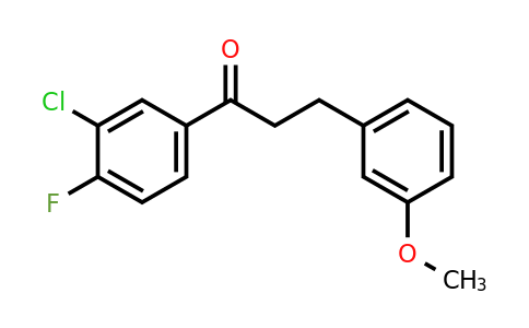 898774-90-8 | 3'-Chloro-4'-fluoro-3-(3-methoxyphenyl)propiophenone