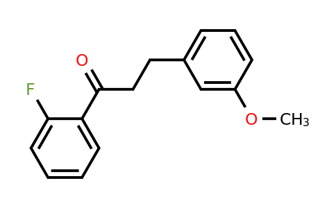 898774-94-2 | 2'-Fluoro-3-(3-methoxyphenyl)propiophenone