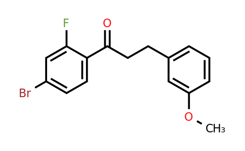 898775-02-5 | 4'-Bromo-2'-fluoro-3-(3-methoxyphenyl)propiophenone