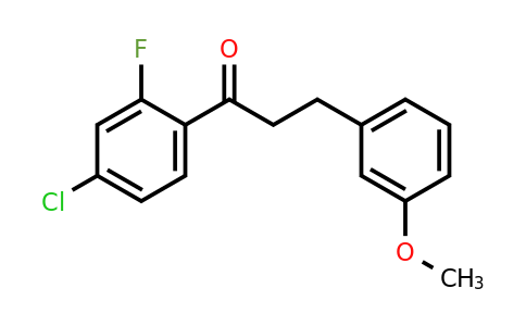 898775-10-5 | 4'-Chloro-2'-fluoro-3-(3-methoxyphenyl)propiophenone