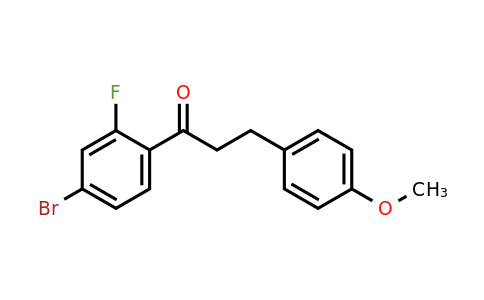 898776-10-8 | 4'-Bromo-2'-fluoro-3-(4-methoxyphenyl)propiophenone