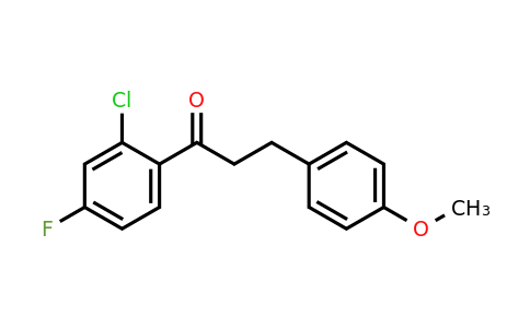 898776-13-1 | 2'-Chloro-4'-fluoro-3-(4-methoxyphenyl)propiophenone