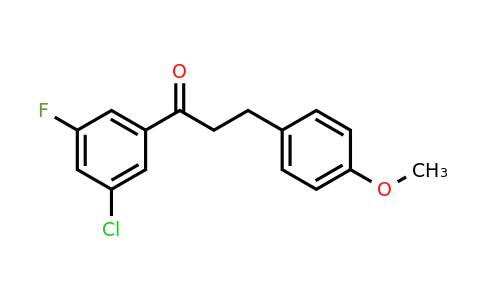 898776-16-4 | 3'-Chloro-5'-fluoro-3-(4-methoxyphenyl)propiophenone