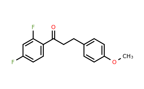 898776-37-9 | 2',4'-Difluoro-3-(4-methoxyphenyl)propiophenone