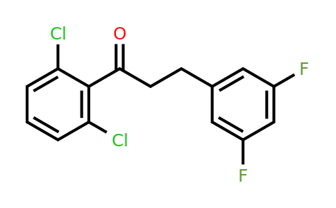 898777-54-3 | 2',6'-Dichloro-3-(3,5-difluorophenyl)propiophenone
