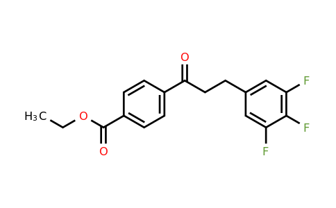 898777-80-5 | 4'-Carboethoxy-3-(3,4,5-trifluorophenyl)propiophenone