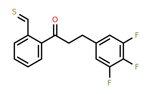 898777-82-7 | 2'-Thiomethyl-3-(3,4,5-trifluorophenyl)propiophenone