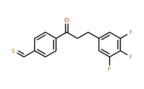 898777-84-9 | 4'-Thiomethyl-3-(3,4,5-trifluorophenyl)propiophenone