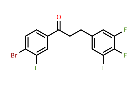 898778-15-9 | 4'-Bromo-3'-fluoro-3-(3,4,5-trifluorophenyl)propiophenone