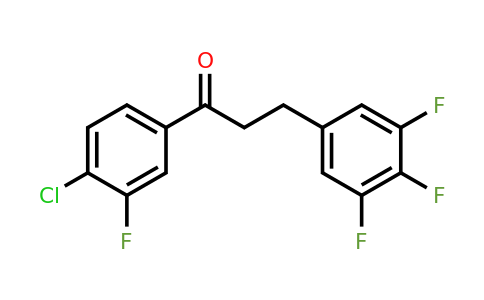 898778-18-2 | 4'-Chloro-3'-fluoro-3-(3,4,5-trifluorophenyl)propiophenone