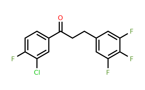 898778-21-7 | 3'-Chloro-4'-fluoro-3-(3,4,5-trifluorophenyl)propiophenone