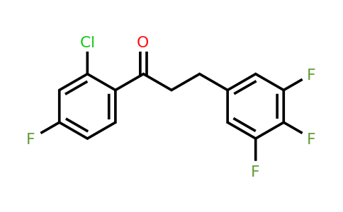 898778-42-2 | 2'-Chloro-4'-fluoro-3-(3,4,5-trifluorophenyl)propiophenone
