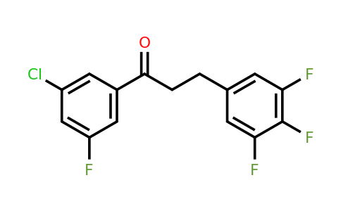 898778-45-5 | 3'-Chloro-5'-fluoro-3-(3,4,5-trifluorophenyl)propiophenone