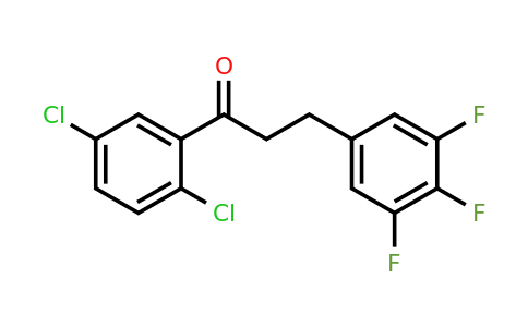 898778-56-8 | 2',5'-Dichloro-3-(3,4,5-trifluorophenyl)propiophenone