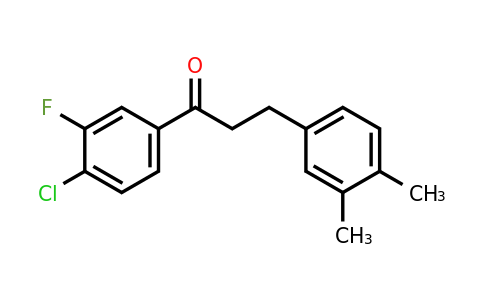 898779-53-8 | 4'-Chloro-3-(3,4-dimethylphenyl)-3'-fluoropropiophenone