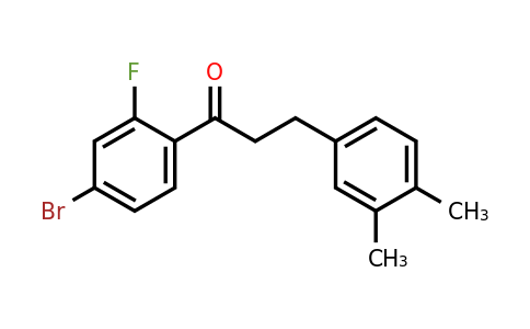 898779-67-4 | 4'-Bromo-3-(3,4-dimethylphenyl)-2'-fluoropropiophenone