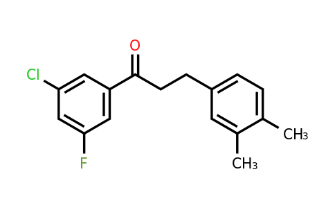 898779-71-0 | 3'-Chloro-3-(3,4-dimethylphenyl)-5'-fluoropropiophenone