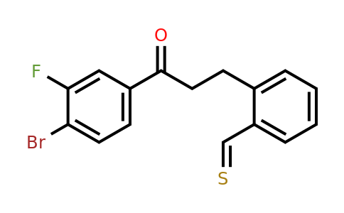 898780-07-9 | 4'-Bromo-3'-fluoro-3-(2-thiomethylphenyl)propiophenone