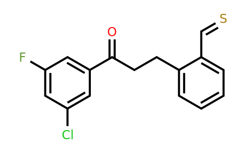 898780-37-5 | 3'-Chloro-5'-fluoro-3-(2-thiomethylphenyl)propiophenone