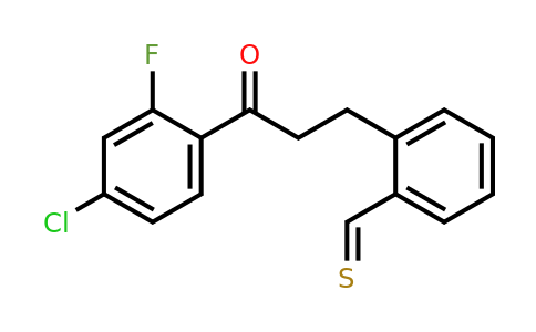 898780-40-0 | 4'-Chloro-2'-fluoro-3-(2-thiomethylphenyl)propiophenone