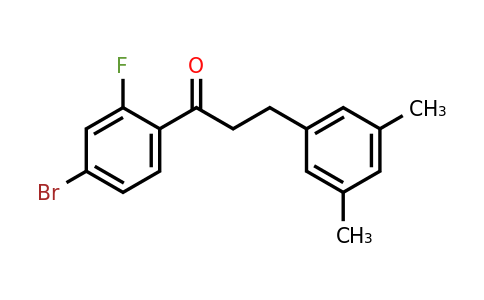 898780-90-0 | 4'-Bromo-3-(3,5-dimethylphenyl)-2'-fluoropropiophenone