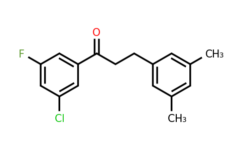 898780-94-4 | 3'-Chloro-3-(3,5-dimethylphenyl)-5'-fluoropropiophenone