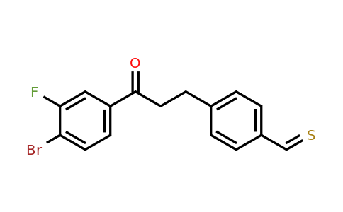 898781-39-0 | 4'-Bromo-3'-fluoro-3-(4-thiomethylphenyl)propiophenone