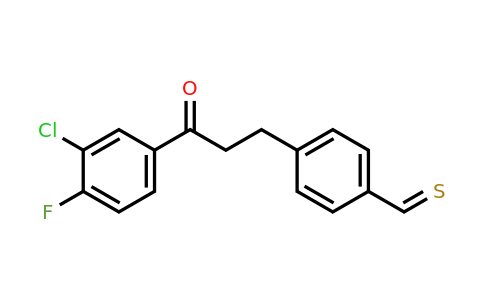 898781-45-8 | 3'-Chloro-4'-fluoro-3-(4-thiomethylphenyl)propiophenone