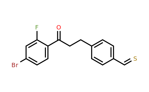 898781-59-4 | 4'-Bromo-2'-fluoro-3-(4-thiomethylphenyl)propiophenone