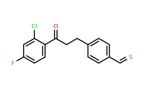 898781-61-8 | 2'-Chloro-4'-fluoro-3-(4-thiomethylphenyl)propiophenone