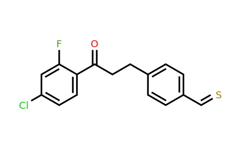 898781-65-2 | 4'-Chloro-2'-fluoro-3-(4-thiomethylphenyl)propiophenone
