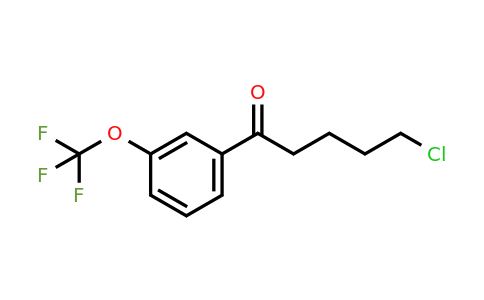 898786-25-9 | 5-Chloro-1-oxo-1-(3-trifluoromethoxyphenyl)pentane