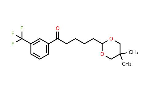 898786-69-1 | 5-(5,5-Dimethyl-1,3-dioxan-2-yl)-3'-trifluoromethylvalerophenone