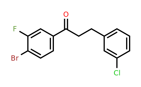 898787-16-1 | 4'-Bromo-3-(3-chlorophenyl)-3'-fluoropropiophenone
