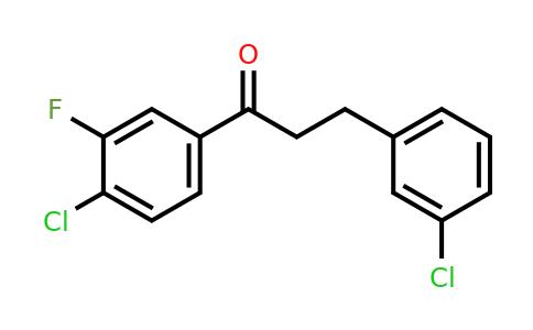 898787-18-3 | 4'-Chloro-3-(3-chlorophenyl)-3'-fluoropropiophenone