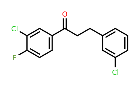 898787-20-7 | 3'-Chloro-3-(3-chlorophenyl)-4'-fluoropropiophenone