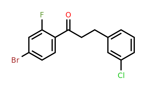 898787-31-0 | 4'-Bromo-3-(3-chlorophenyl)-2'-fluoropropiophenone