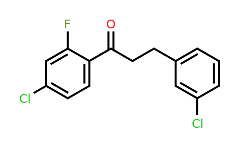 898787-34-3 | 4'-Chloro-3-(3-chlorophenyl)-2'-fluoropropiophenone