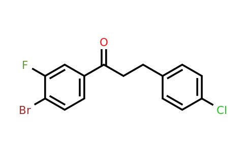 898788-12-0 | 4'-Bromo-3-(4-chlorophenyl)-3'-fluoropropiophenone