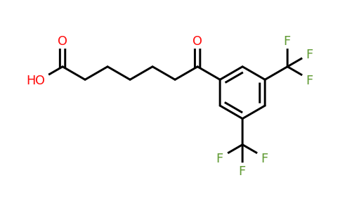 898788-13-1 | 7-(3,5-Ditrifluoromethylphenyl)-7-oxoheptanoic acid
