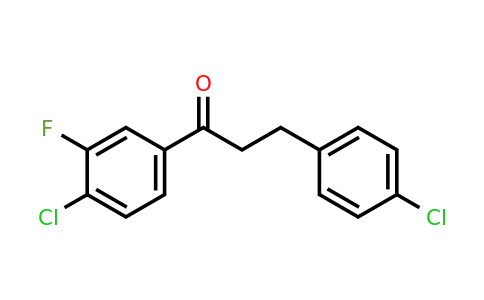 898788-15-3 | 4'-Chloro-3-(4-chlorophenyl)-3'-fluoropropiophenone