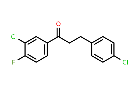 898788-18-6 | 3'-Chloro-3-(4-chlorophenyl)-4'-fluoropropiophenone