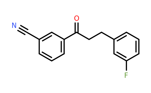 898788-82-4 | 3'-Cyano-3-(3-fluorophenyl)propiophenone