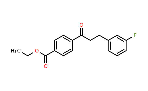 898788-94-8 | 4'-Carboethoxy-3-(3-fluorophenyl)propiophenone