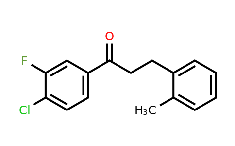 898789-64-5 | 4'-Chloro-3'-fluoro-3-(2-methylphenyl)propiophenone