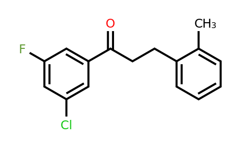 898789-88-3 | 3'-Chloro-5'-fluoro-3-(2-methylphenyl)propiophenone