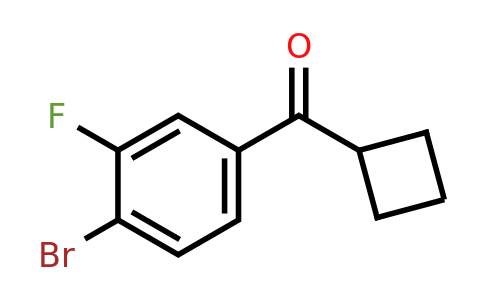 898790-82-4 | 4-Bromo-3-fluorophenyl cyclobutyl ketone