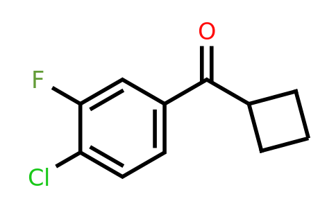 898790-85-7 | 4-Chloro-3-fluorophenyl cyclobutyl ketone