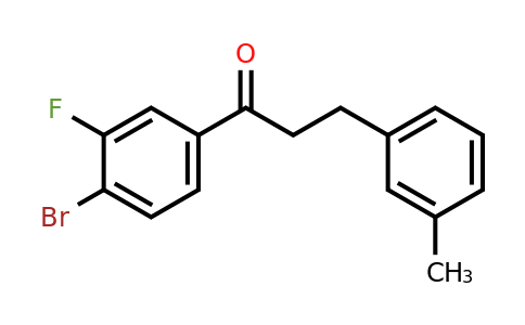 898790-87-9 | 4'-Bromo-3'-fluoro-3-(3-methylphenyl)propiophenone