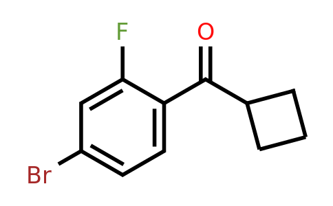 898791-00-9 | 4-Bromo-2-fluorophenyl cyclobutyl ketone